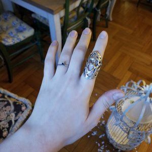 Souvenir Jewelry Cage Ring (size 6.5)